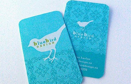 12 letterpress business card