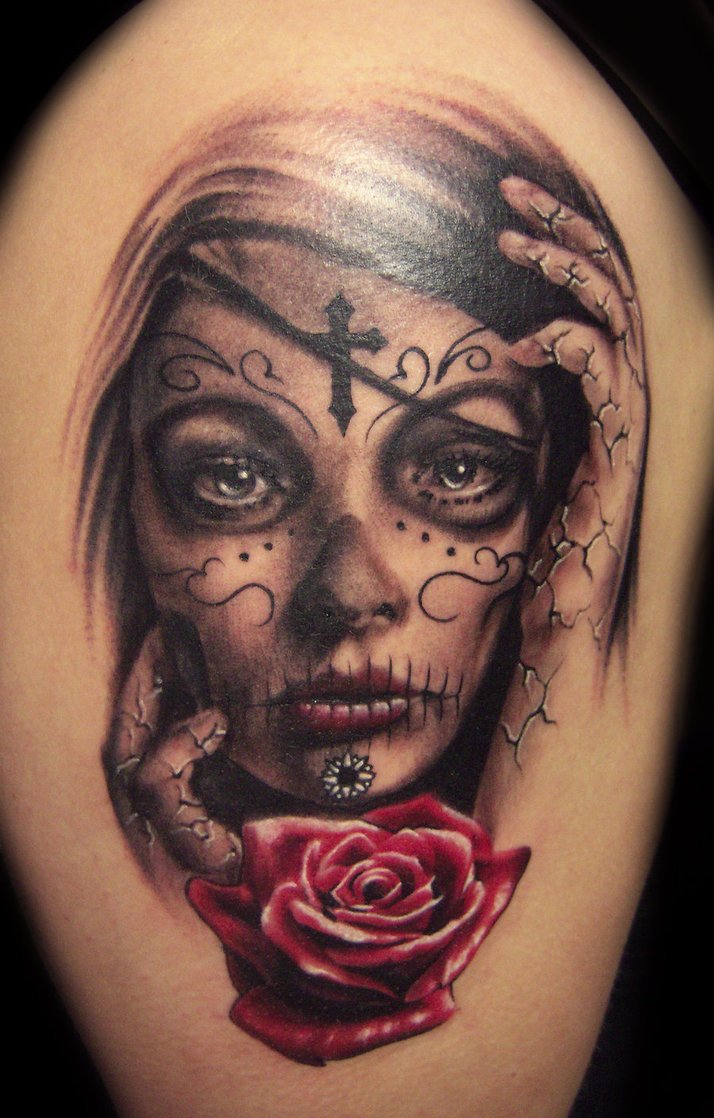 Pics Photos Day Of Dead Tattoos For Women