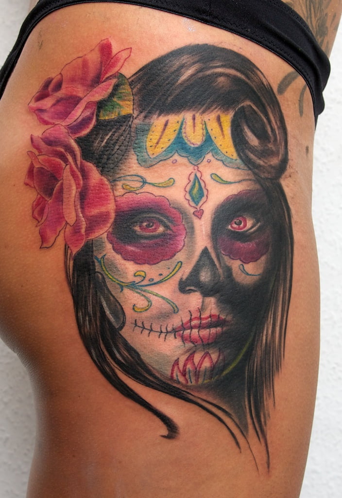 40+ Day of the Dead Tattoo Designs for Inspiration EntertainmentMesh