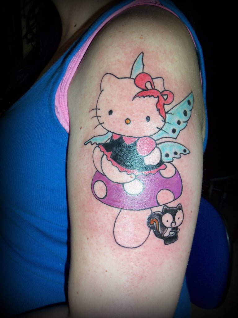 20 hello kitty tattoo design entertainmentmesh 20 hello kitty tattoo design entertainmentmesh