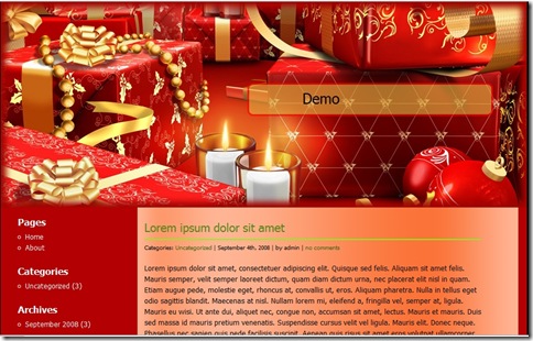 Christmas WordPress Template