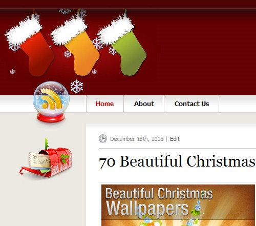 Christmas WordPress Theme For Free Download