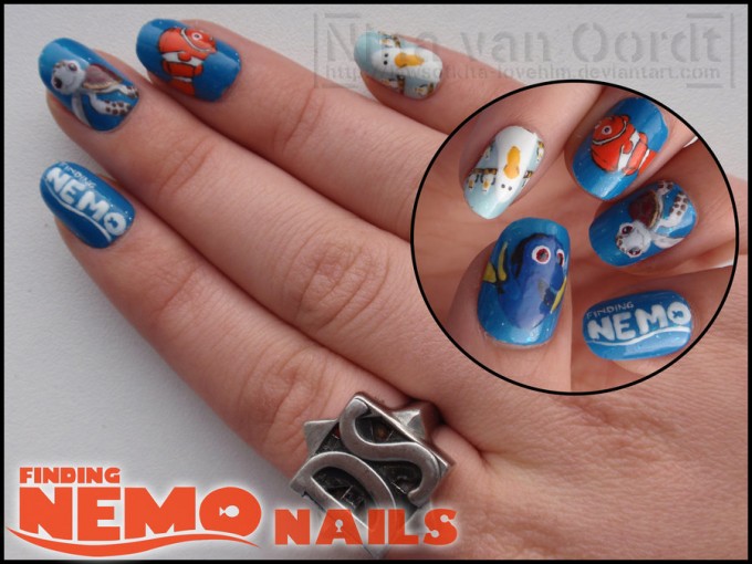 Finding Nemo nails Finding Nemo nails