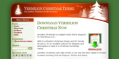 Vermilion Christmas Theme