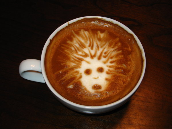 Witch from L4D latte Art