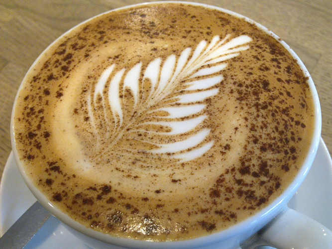 Cinnamon sweet as art.