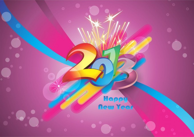 Happy New Year 2013 Wallpaper
