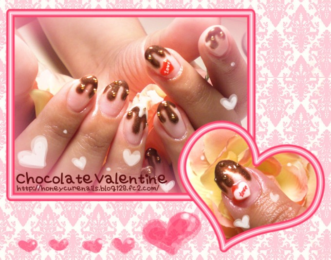 Cute Valentine's Day Nail Art Cute Valentine's Day Nail Art