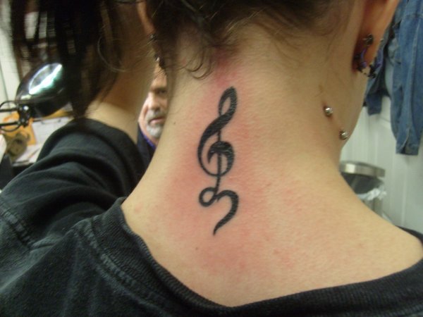 Love for music tattoo designs