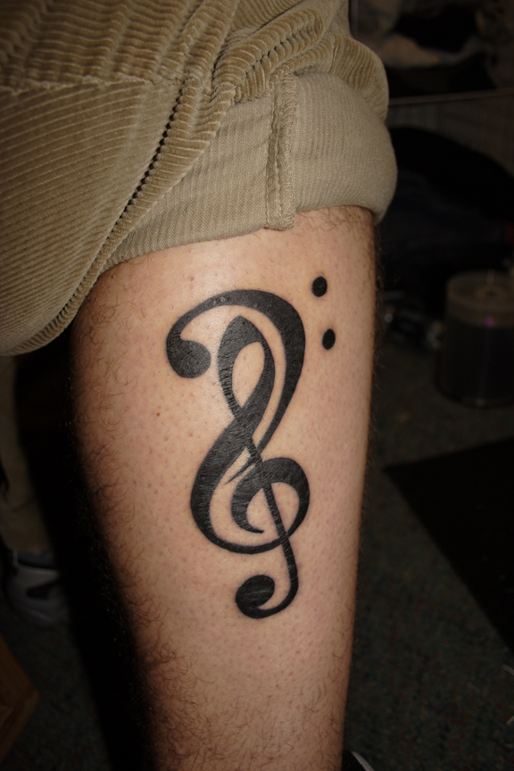 Love for music tattoo designs