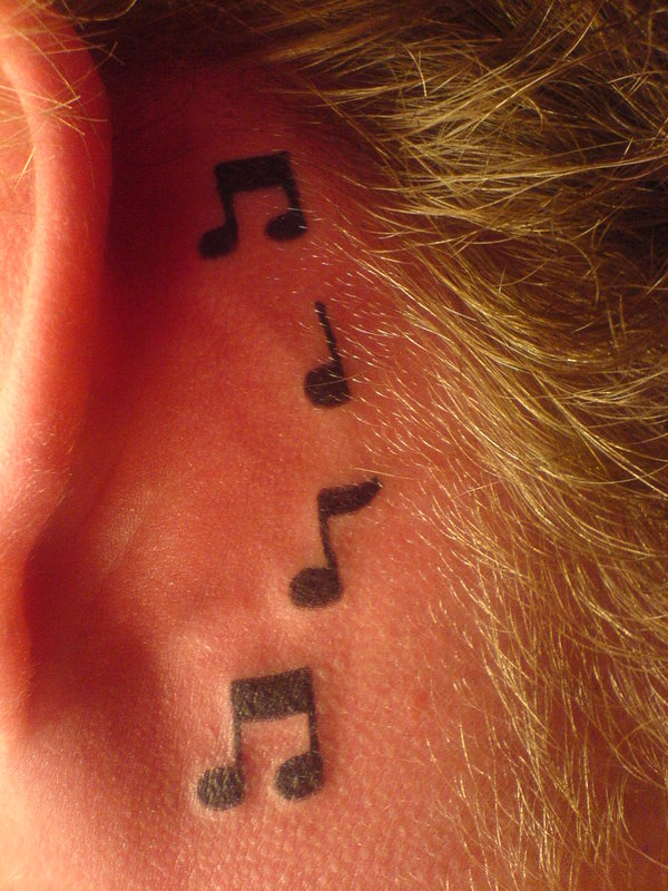 Love for music tattoo designs