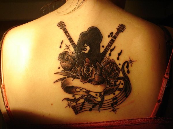 Love for music tattoo designs