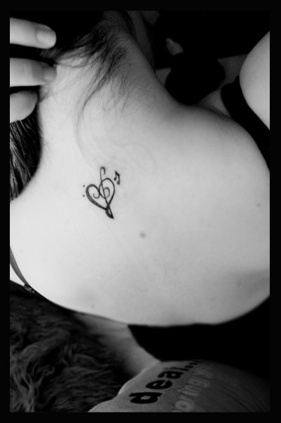 Love for music tattoo designs