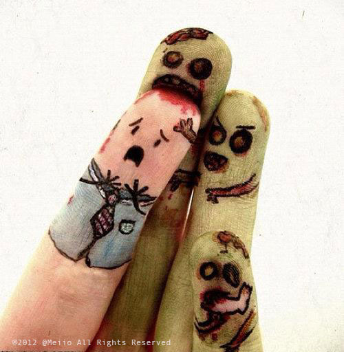 Zombie fingers Zombie fingers