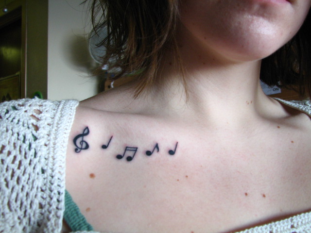 Love for music tattoo designs