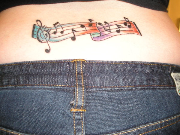 Love for music tattoo designs