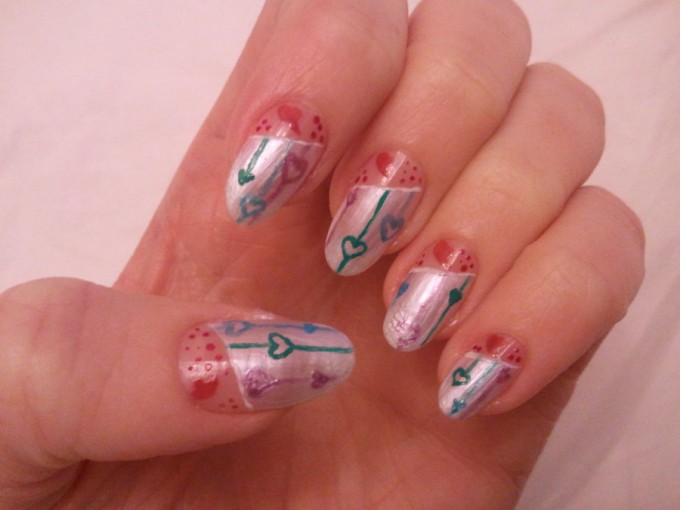 Cute Valentine's Day Nail Art Cute Valentine's Day Nail Art