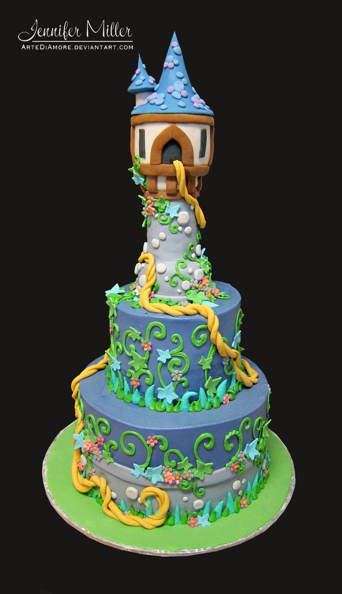 Tangled Cake