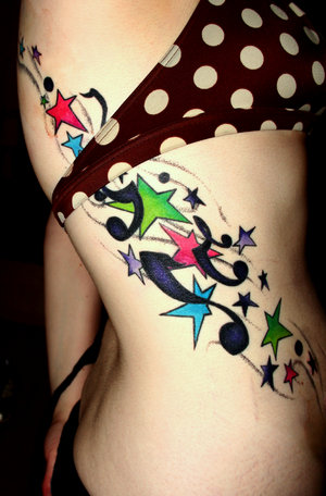 Love for music tattoo designs