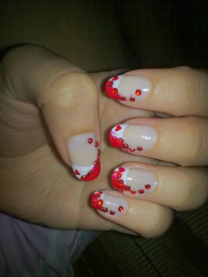 Cute Valentine's Day Nail Art Cute Valentine's Day Nail Art