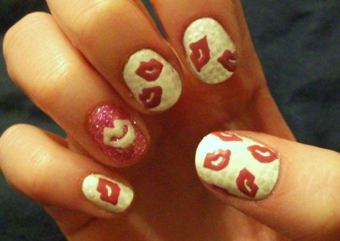 Cute Valentine's Day Nail Art Cute Valentine's Day Nail Art