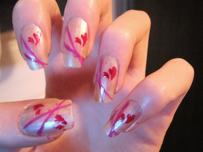 Cute Valentine's Day Nail Art Cute Valentine's Day Nail Art