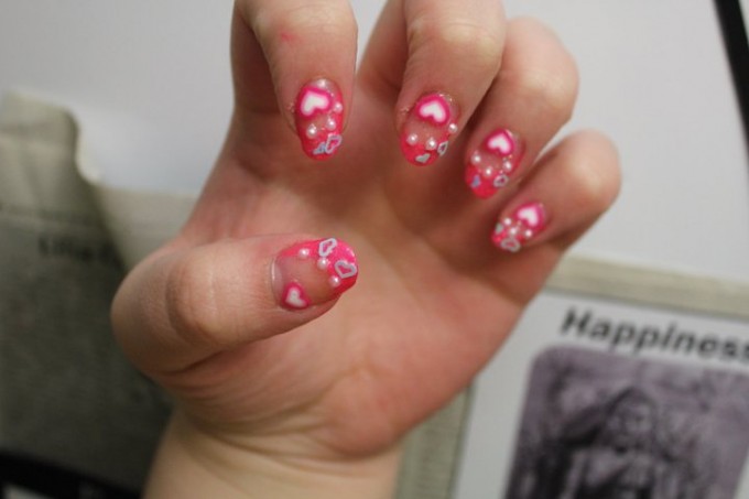 Cute Valentine's Day Nail Art Cute Valentine's Day Nail Art