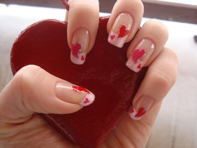 Cute Valentine's Day Nail Art Cute Valentine's Day Nail Art