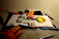 3d_drawing___3d_mickey_mouse_by_nagaihideyuki-d5p433s