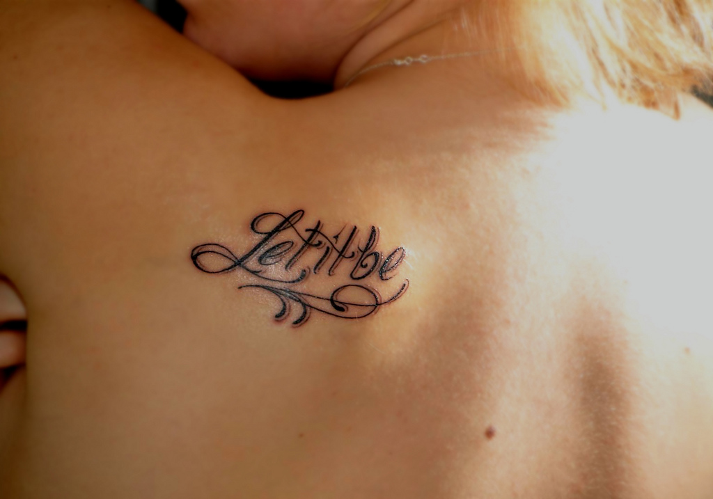 30 Cool Let It Be Tattoo Designs  EntertainmentMesh