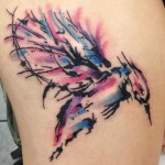 Water Color Bird