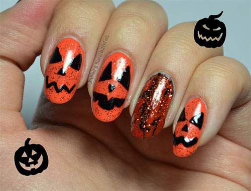 30+ Best Spooky-Scary Halloween Nail Art Design Ideas 2015 ...