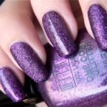 purple color nail designs