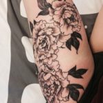 Beautiful Black and White Flower Tattoos
