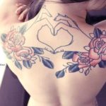 Unique Tattoo On Girl Back