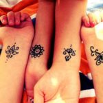 cute small henna tattoo patterns