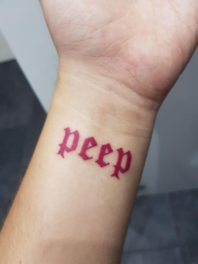 All Inspiring Lil Peep Tattoo Designs Entertainmentmesh