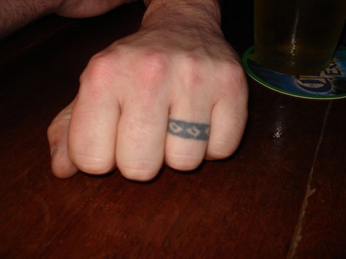 Wedding Ring Tattoo Wedding Ring Tattoo