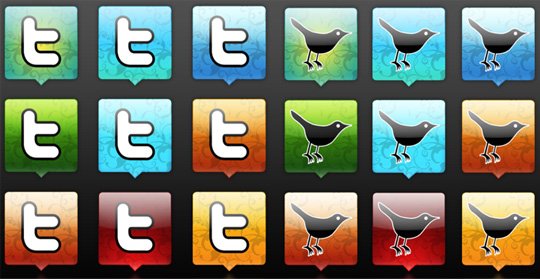 26 Twitter Icon Set