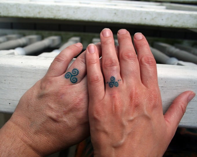 Wedding Ring Tattoo Wedding Ring Tattoo