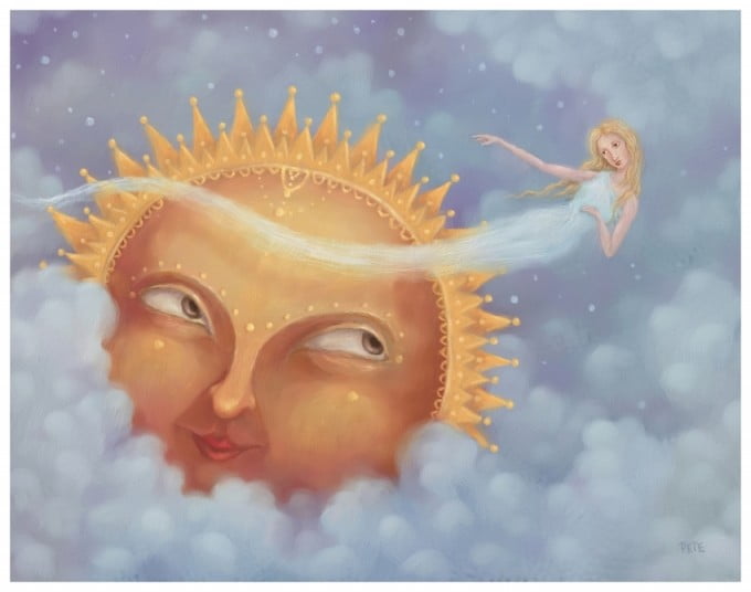 Venus and the Sun