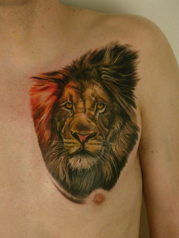 4 lion tattoo