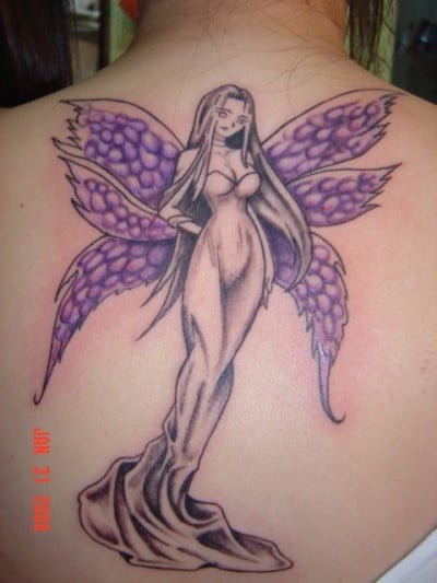 guardian angel fairy tattoos