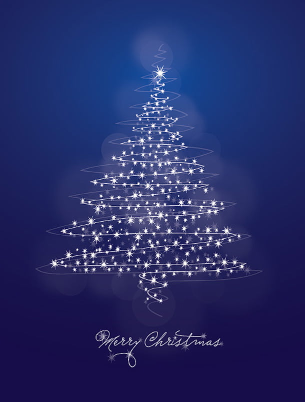 abstract christmas tree wallpaper