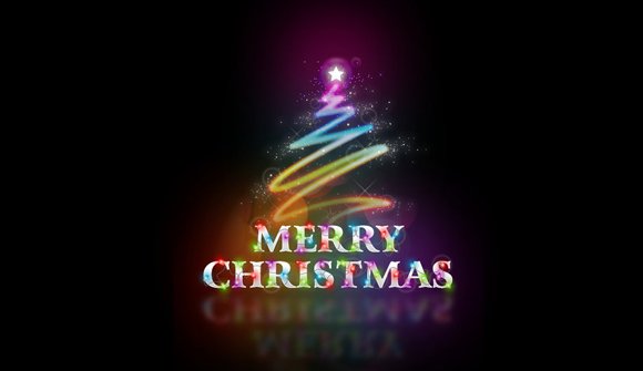merry christmas wallpaper design