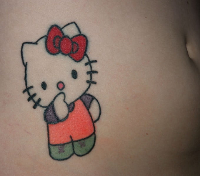 35+ Cute & Crazy Hello Kitty Tattoo Design – EntertainmentMesh