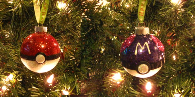 Pokeball Christmas Ornament