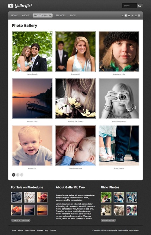 50+ Premium WordPress Image Gallery Portfolio Themes