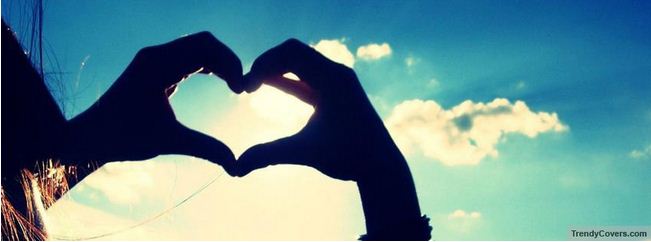 hand heart facebook cover