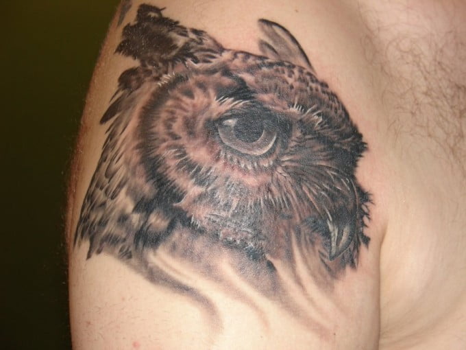 owl_by_mrstaggerlee-d3diapl Owl Tattoo Design